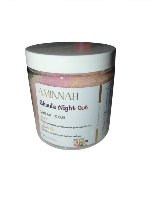 Aminnah Other - AMINNAH Ghouls Night Out Sugar Scrub - Pink and Peach Exfoliant